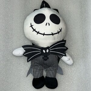 🆕 Jack Skellington Backpack Mini Nightmare  Before Christmas Stuffed Plush Zip